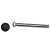 Burley Unisex's AXLE NUT and DUST Cap for Push Button Wheel, Silver/Black, view 1