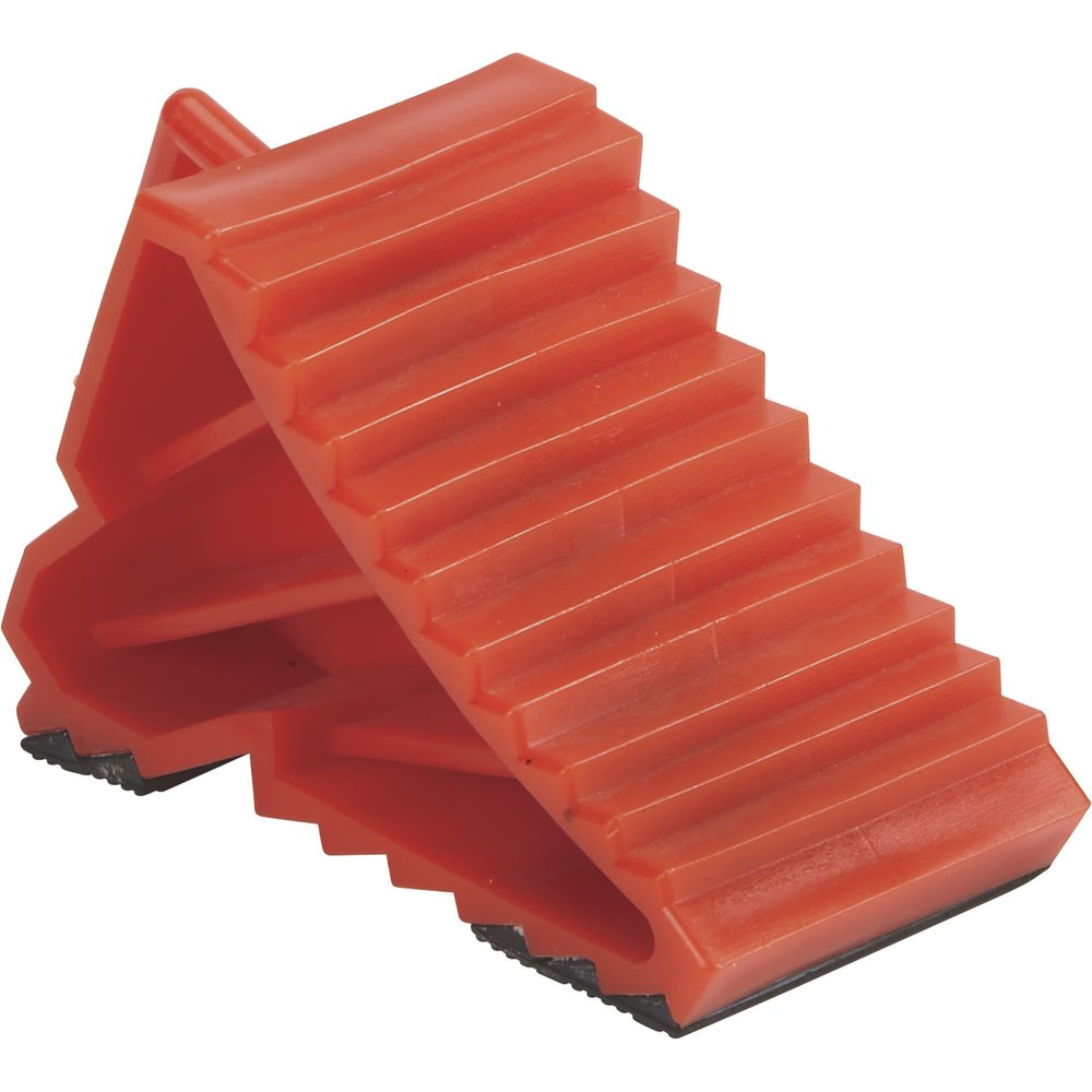 Ironton Plastic Wheel Chock - 7 1/8in.L x 3 1/8in.W x 4in.H