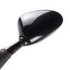 KiWAV OEM Replacement Mirror Street Legal E-Mark Certified FH-285 compatible for Honda VTR 1000 Firestorm 98~05 Black 1 Piece Left Hand view 1
