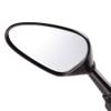 KiWAV OEM Replacement Mirror Street Legal E-Mark Certified FH-285 compatible for Honda VTR 1000 Firestorm 98~05 Black 1 Piece Left Hand view 2