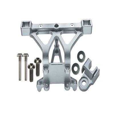 GPM For Traxxas Revo, Revo 3.3, E-Revo Upgrade Parts Aluminum Front Body Posts Mount With Screw - 1Pc Set Silver