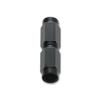 Vibrant Performance 10703 Fitting, Adapter, Straight, 8 AN Female to 8 AN Female, Aluminum, Black Anodized, Each view 1
