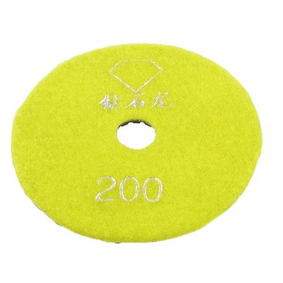 Uxcell 10cm Diameter 5mm Thickness 200 Grit Marble Diamond Polishing Pad