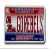 Officially Licensed Ole Miss Rebels "Go Rebels" License Plate 6" X 12" view 1