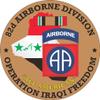 82nd Airborne Division OIF 5.5 Inch Decal (2 Pack) view 1