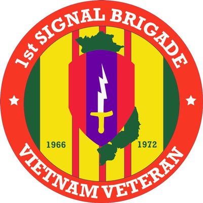 1st Signal Brigade Vietnam Veteran 5.5 Inch Decal (2 Pack)