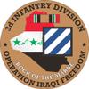 3rd Infantry Division OIF 5.5 Inch Decal (2 Pack) view 1