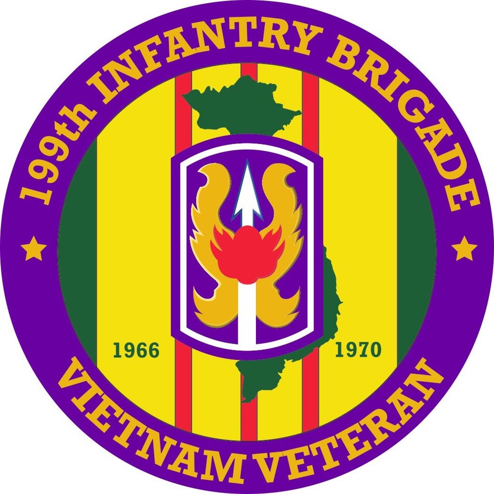 199th Light Infantry Brigade Vietnam Veteran 5.5 Inch Decal (2 Pack)