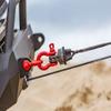 Factor 55 00015-01 Prolink Original Shackle Mount Replaces Winch Hook with a Stronger Shackle D-Ring Mount Max Load Rating 16,000 lb Ideal for 4x4 Off Road Adventures - Red. view 4