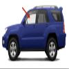 Driver Left Side Front Door Window Door Glass Compatible with Toyota 4Runner 2003-2009 Models view 2