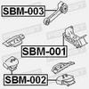 Front Engine Mount Febest SBM-002 Oem 41022-FA090 view 2