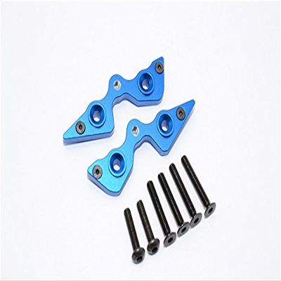 Axial Yeti (AX90026) & Yeti SCORE (AX90068) Upgrade Parts Aluminum Rear Cage Components - 2 Pcs Set Blue