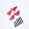 Axial Yeti (AX90026) & Yeti SCORE (AX90068) Upgrade Parts Aluminum Rear Cage Components - 2 Pcs Set Red view 1