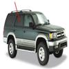 NAGD Passenger Right Side Rear Door Window Glass for Toyota 4Runner SUV 1996-2002 Models, Tempered Gray Glass view 2