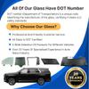 NAGD Passenger Right Side Rear Door Window Glass for Toyota 4Runner SUV 1996-2002 Models, Tempered Gray Glass view 4