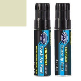 ColorRite Half-Ounce Jar for GMC Acadia Automotive Touch-up Paint - Champagne Silver Metallic GWT/WA102V - Value Package