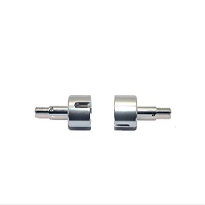 GPM For Tamiya DT-03 Upgrade Parts Aluminium Wheel Joint - 1Pr Gray Silver