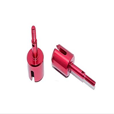 GPM For Tamiya DT-03 Upgrade Parts Aluminium Wheel Joint - 1Pr Red