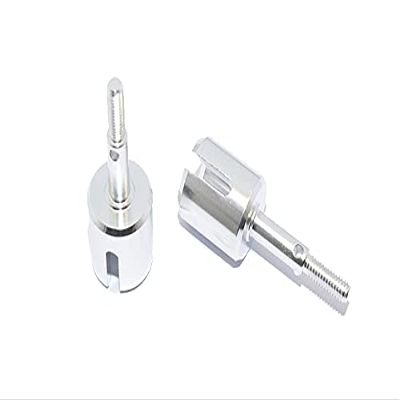 GPM For Tamiya DT-03 Upgrade Parts Aluminium Wheel Joint - 1Pr Silver