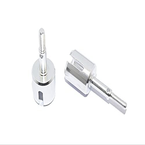 GPM For Tamiya DT-03 Upgrade Parts Aluminium Wheel Joint - 1Pr Silver