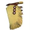 B Bar B Western Chaps Deluxe Buckle Strap L Buckskin 05-05-0081 view 1