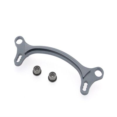 Axial EXO Upgrade Parts Aluminum Steering Rack - 1Pc Gray Silver