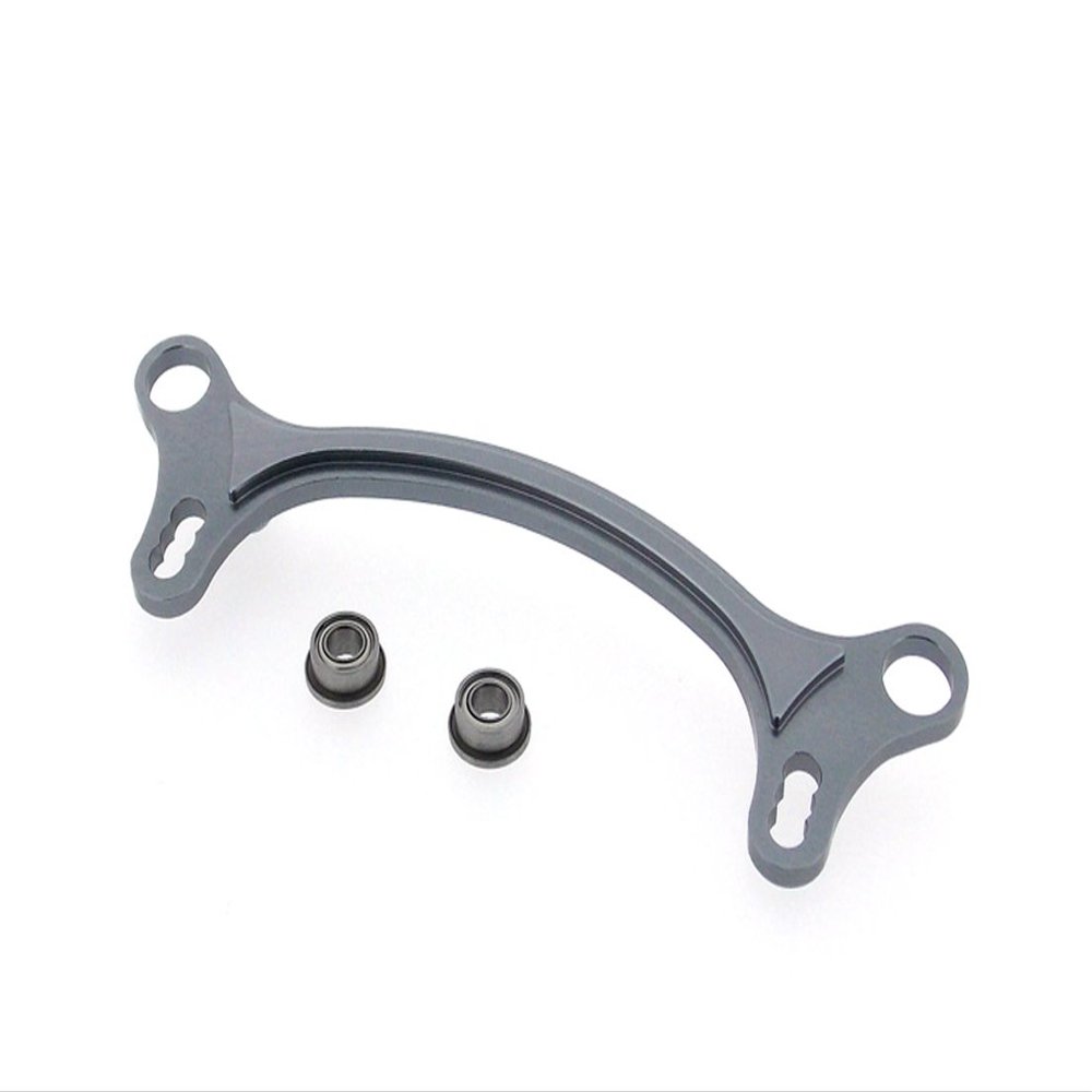 Axial EXO Upgrade Parts Aluminum Steering Rack - 1Pc Gray Silver