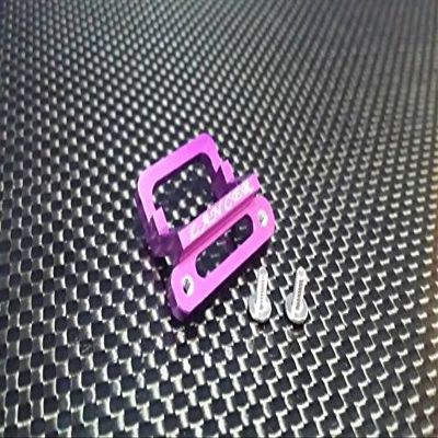 GPM For XMods Evolution Touring Upgrade Parts Aluminum Front Body Lock Plate With Screws (For Lancer) - 1Pc Set Purple