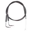 Black Vinyl Coated +4" Throttle Cable Set for 2006 & Newer Harley Dyna Low Rider models - HC-0333-0141-FXDLI view 1