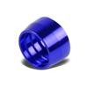 Auto Dynasty 6-AN 3/8 Inches Tubing Olive Insert Flare Fitting Compatible with Teflon/Nylon Hose Hard Line (Blue) view 1