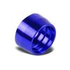 Auto Dynasty 6-AN 3/8 Inches Tubing Olive Insert Flare Fitting Compatible with Teflon/Nylon Hose Hard Line (Blue) view 2