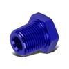 Auto Dynasty 3/8 inches Female to 1/8 inches Male NPT Pipe Bushing Reducer Adapter Fitting Gas/Oil (Blue) view 1