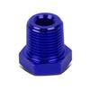 Auto Dynasty 3/8 inches Female to 1/8 inches Male NPT Pipe Bushing Reducer Adapter Fitting Gas/Oil (Blue) view 3