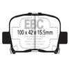 EBC Brakes Yellowstuff 4000 Series Street DP41662R to Fit HONDA,ACURA view 1