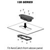 Aerocatch 120-4100 Xtreme Plus Flush Locking Hood Latch and Pin Kit - Black view 2