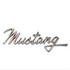 C8ZZ-16098-A Scott Drake Fender Emblem, Pin On, Mustang Script view 1