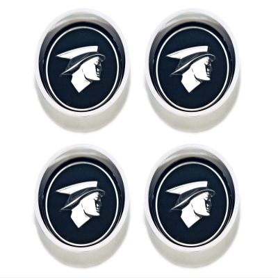 Scott Drake C7WY-1130-BLK 1967-1968 Original Hub Cap Set Black