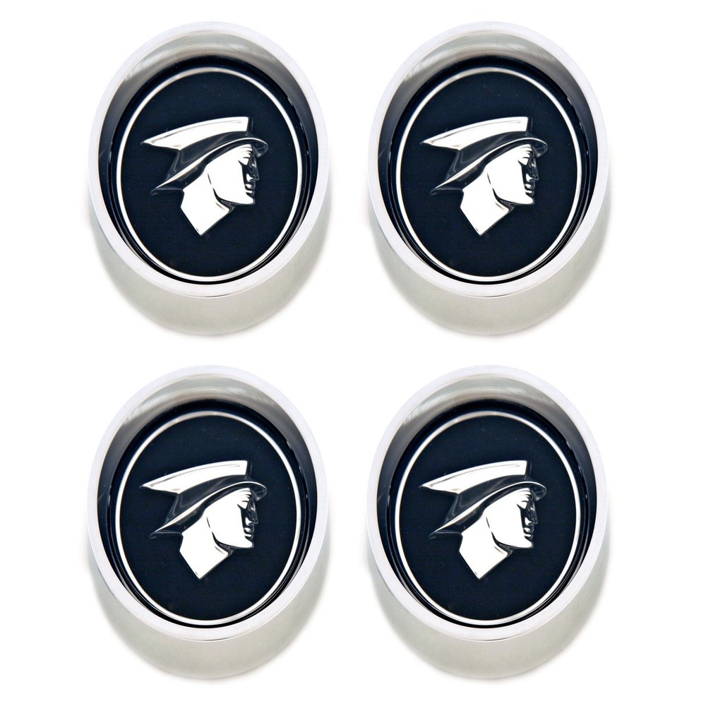 Scott Drake C7WY-1130-BLK 1967-1968 Original Hub Cap Set Black