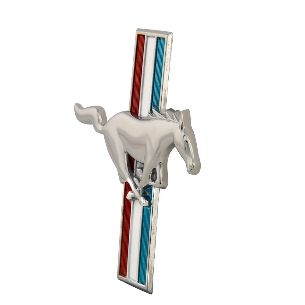 Scott Drake C5ZZ-16228-D Running Horse Fender Emblem 65-66 All & 1967-6 Cyl,RH