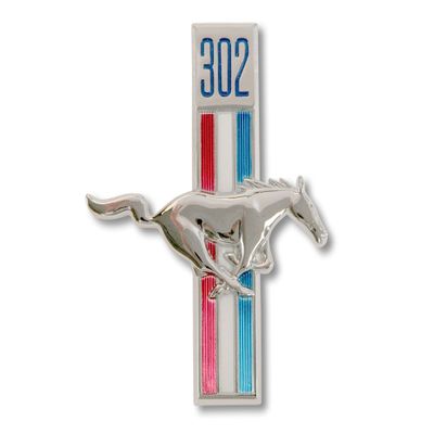 Scott Drake C8ZZ-16228-A 302 Running Horse Fender Emblem RH