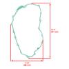 Caltric Stator Gasket Compatible with Yamaha Xv1900Ct Xv-1900Ct Stratoliner S 1900 2006-2010 2013 2014 view 2
