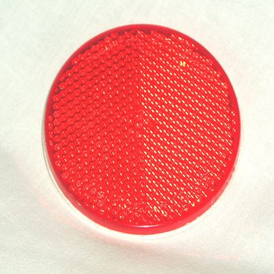 United States Hardware RV-660C 3 in. Amber Reflector