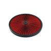 Speedmaster PCE103.1016 14" Extreme Style w/Black Outer Ring Washable Air Cleaner Top view 1