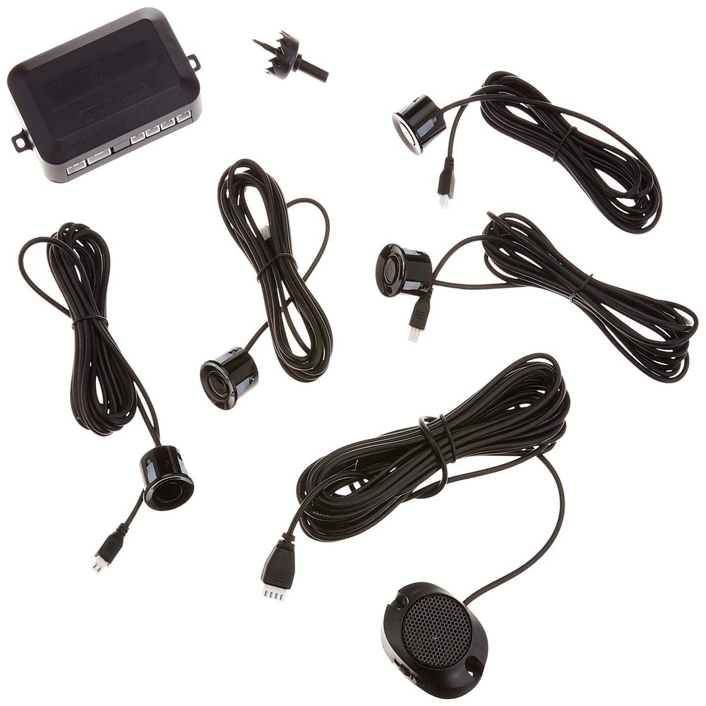 M-Tech CP7B Parking Reversing 4 Sensors with Speaker Black