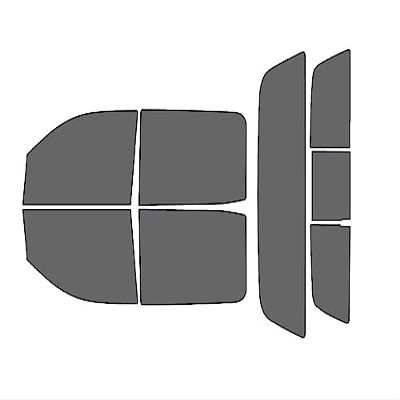 Rvinyl Window Tint Kit Compatible with Chevrolet Silverado 2014-2018 4 Door - Black 35% - Single Ply No Bubble Film - Do it Yourself Vehicle Complete Precut Kit