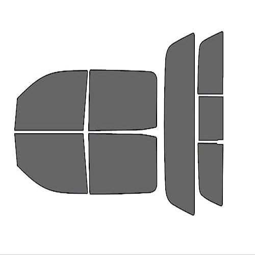 Rvinyl Window Tint Kit Compatible with Chevrolet Silverado 2014-2018 4 Door - Black 35% - Single Ply No Bubble Film - Do it Yourself Vehicle Complete Precut Kit