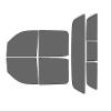 Rvinyl Window Tint Kit Compatible with Chevrolet Silverado 2014-2018 4 Door - Black 35% - Single Ply No Bubble Film - Do it Yourself Vehicle Complete Precut Kit view 2