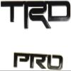 Genuine Toyota PT413-00150 TRD Badge view 1