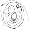LA Choppers Black Complete Cable/Line/Wiring Handlebar Kit for 12"-14" Bars on Models without ABS LA-8110KT2A-13B view 2