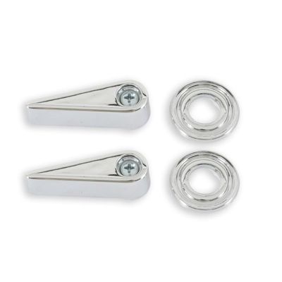 Scott Drake C8AZ6262622-72A Seat Latch Handle & Bezel Set